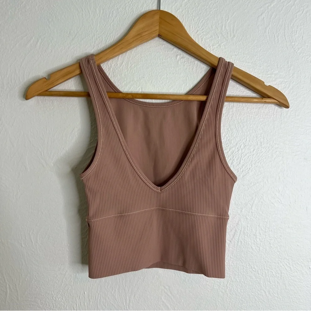 lululemon athletica Ribbed Tank Top in Dusty Rose